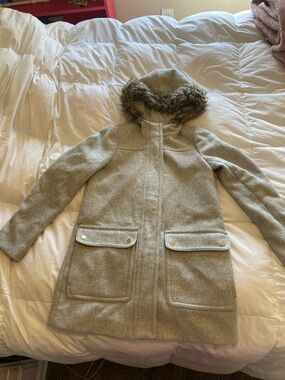 J Crew Gray Winter Coat